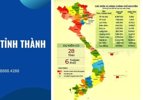 Việt Nam Sáp Nhập 34 Tỉnh Thành, Chính Thức Áp Dụng Từ 12/6/2025!